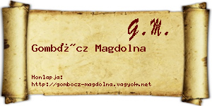 Gombócz Magdolna névjegykártya
